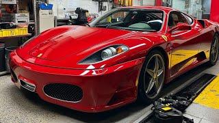 Ferrari F430: что будет, если в двигатель залить молоко?