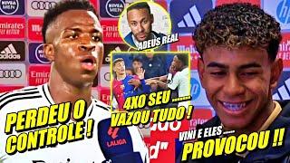 VAZA TRETA ! PROVOCAÇÃO ABSURDA NOS 4X0 ! VlNl PERDE A CABEÇA E ATÉ NEYMAR ZOA E MAIS.......