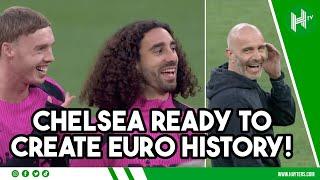 GREAT VIBES as Chelsea train ahead of Conference League final