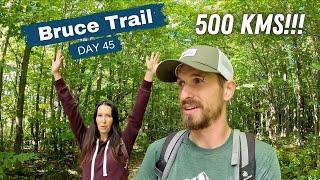 We've Hiked 500KM of the Bruce Trail!!! | End to End Hike Day 45