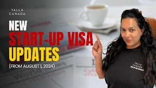 New Startup Visa Update from August 1 2024