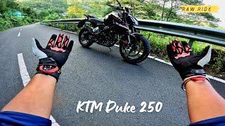 Experiencing Raw Ride of 2024 KTM Duke 250 - Attempting Top Speed With Raw Exhaust Sound