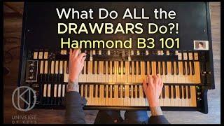 What Do ALL the Drawbars Do?! Hammond B3 101