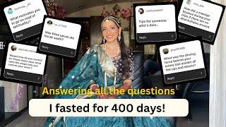 Why did I fast for 400 days? Answering all the questions  #varshitap #mylifeashenu