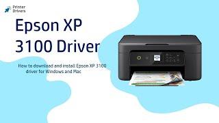 Epson XP 3100 Driver | Epson connect utility | Epson XP 3100 Software