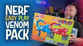 Nerf Wild Venom Pack Easy Play Blasters! Unboxing and Review!