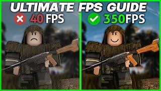 THE ULTIMATE ROBLOX FPS Guide How to Get More FPS in Roblox   Best Settings for FPS