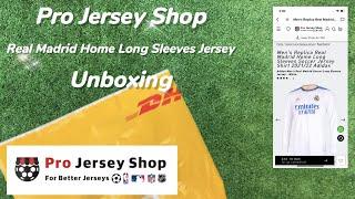 Pro Jersey Shop | Real Madrid Long Sleeves Home Kit 2021/22 Unboxing