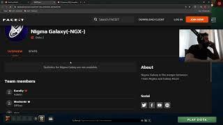 "Kuroky not in anymore?" - Gorgc reacts to Nigma Galaxy roster registered in FACEIT