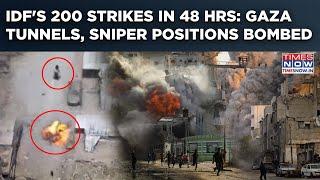 IDF's 200 Strikes In 24 Hours: Gaza Terror Tunnels, Sniper Positions, Arms Depot Located And Bombed
