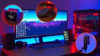 [4K HDR] Mein MacBook & PC Arbeitsplatz - Desktop Setup 2023 (Deutsch)