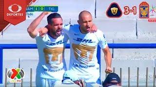 Resumen | Pumas 3 - 1 Tigres | Cuartos vuelta | Televisa Deportes