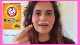 Using Baking Soda For Upper Lip Hair Removal I UNBELIEVABLE