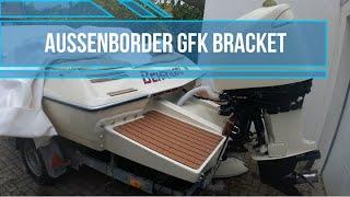 Umbau Innenborder auf Außenborder - Motorbracket mit 200PS Mercury Optimax