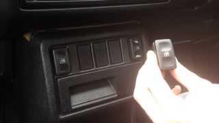 VW Golf MK2 how to change electric window switch in 30 seconds