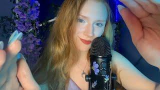 ASMR Your GIRLFRIEND will make you SLEEPY  mouth sounds, fluffy mic 