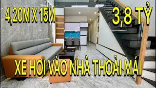 Căn Nhà Giá Hơn 3 Tỷ . DT Đẹp 4,20M X 15M Hẻm Xe Hơi Vào Nhà . Khu Phố Đầy Đủ Tiện Ích