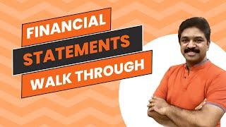 Financial Statements Walkthrough | CA Raja Classes