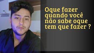 || Oque fazer quando não se sabe oque tem que fazer? || Ex 14