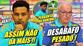  ADEUS REAL !! RODRYGO E ENDRICK REV0LTADOS ! FORTE DESABAFO NA SELEÇÃO BRASILEIRA E MAIS