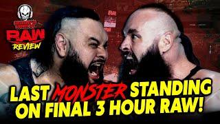 WWE Raw 9/30/24 Review | GOODBYE Three Hour Raws, LAST MONSTER STANDING With Reed & Strowman!