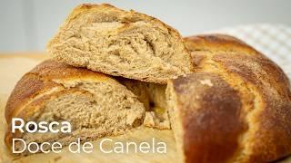 Nunca Provei Nada Tão Fofo e Saboroso | Rosca Doce de Canela!