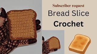 Bread Amigurumi Crochet|Easy Crochet Amigurumi Tutorial - Toast|Amigurumi Bread Crochet tutorial