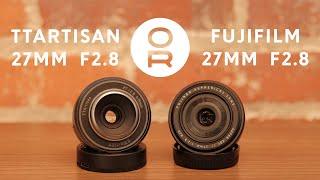 TTArtisan vs Fujifilm // 27mm f2.8 POV Street Photography