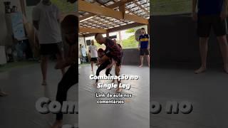 Combinação no Single Leg ‍️ #wrestling #bjj #jiujitsu