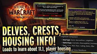 Player Housing, Crest Changes, Profession Respecs, Big Delve Nerfs? - Warcraft Weekly