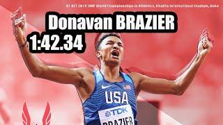 Donavon Brazier 800m IAAF World Championships in Doha (2019)