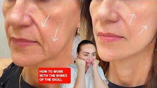 OSTEOPATHIC MASSAGE | How to tighten saggy cheeks and reduce sagging jowls