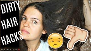 HAIR HACKS | Dirty Hair Tutorial | Julia Salvia