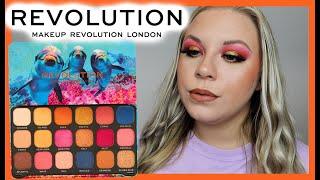 NEW REVOLUTION HYDRA DOLPHIN EYESHADOW PALETTE | COLLAB WITH LIZZIE DEMETRIOU | makeupwithalixkate