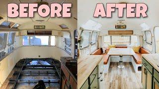 WE FINISHED THE AIRSTREAM! - Before And After Renovation Tour