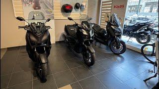 YAMAHA X MAX 300 TECK max 2024 χρωμα dark magma/TECK black