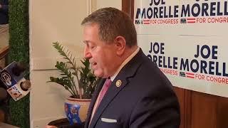 Rep. Joe Morelle speaks after winning re-election