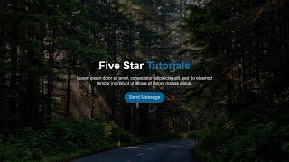 Fullscreen Background Image With Dark Overlay | CSS Responsive Background Image Tutorial