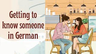 -kennenlernen im Cafe/Learn Basic German || Simple Conversation for Beginners ||(A1-B1)#LearnGerman