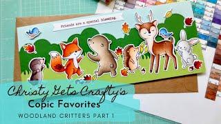 Christy Gets Crafty's Copic Favorites | Woodland Critters Part 1