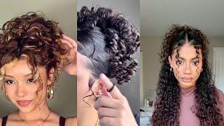 EASY AND CUTE HAIRSTYLES FOR CURLY HAIR 🫧 || THAT GIRL GUIDE