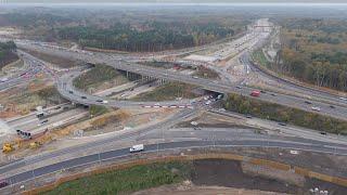 November 2024 - Junction 10 M25/A3 Wisley - How to use the new temp slip roads and junction layout