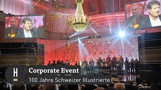 Corporate Event: 100 Jahre Schweizer Illustrierte | Habegger AG