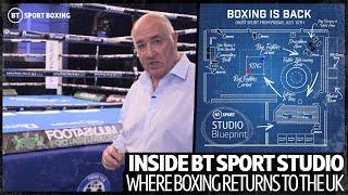 The Blueprint: Inside the BT Sport studio where boxing will return for the first time in 118 days