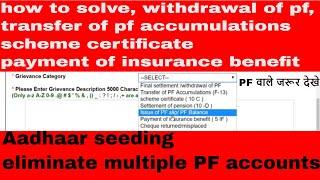 PF grievance,Who can registered grievance on EPF i Grievance Management System