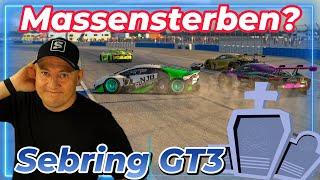 iRacing GT Sprint high SoF Rennen auf Sebring - Schalli im McLaren GT3!