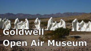 Mysterious sculptures at Goldwell Open Air Museum