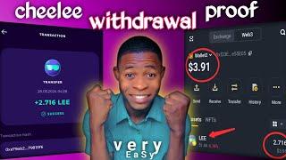 CheeLee Withdrawal: how to withdraw money from the cheelee app || withdrawal experience