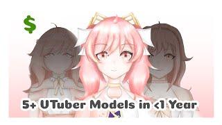 [INDIE VTUBER] 5+ VTUBER MODELS IN UNDER A YEAR OF VTUBING...COST, WHY, AND HOW EXPLAINED