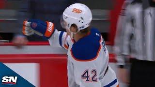 Connor McDavid Sends Slick Feed To Kasperi Kapanen For First Goal With Oilers